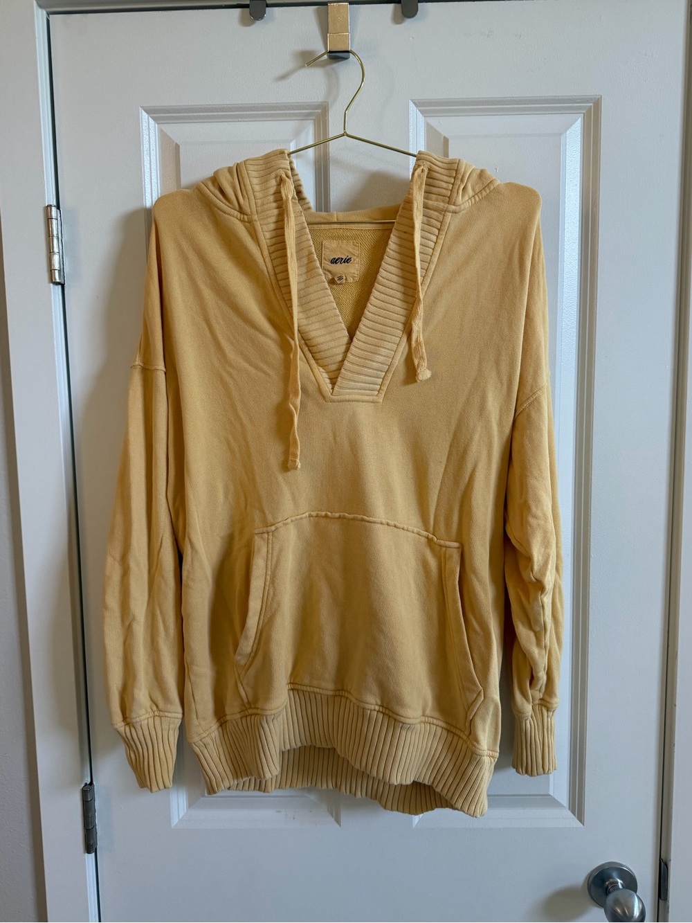 Aerie yellow hoodie